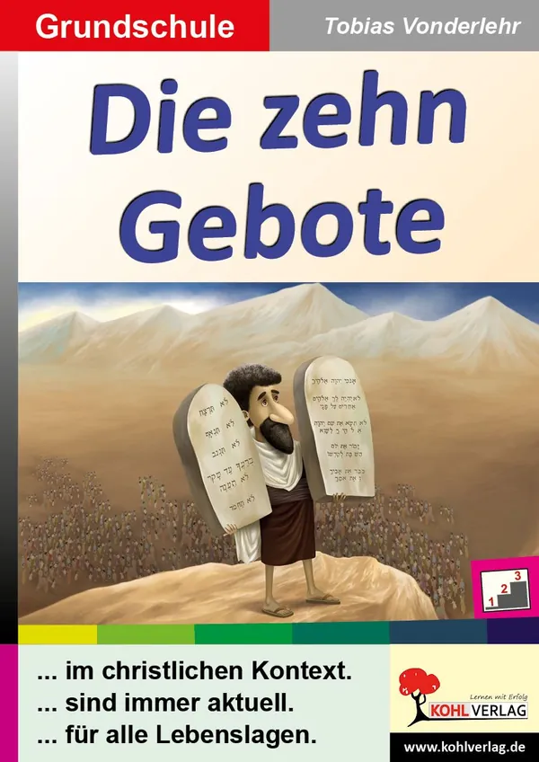 Buchcover Die zehn Gebote für die Grundschule
