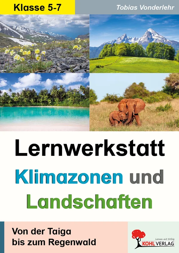 Buchcover Lernwerkstatt Klimazonen und Landschaften