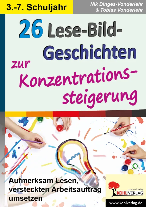 Buchcover 26 Lese-Bild-Geschichten zur Konzentrationssteigerung